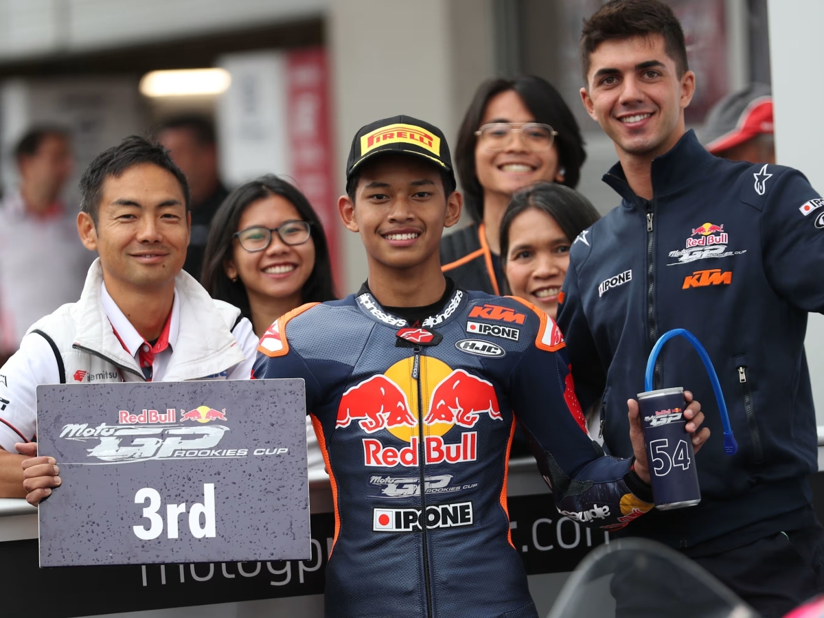 Veda Ega Pratama, pembalap muda Indonesia, berpeluang ke Moto3.