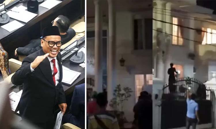 Uya Kuya, anggota DPR RI. Rumahnya di Pondok Bambu, Duren Sawit, Jakarta Utara, ikut menjadi korban penjarahan massa.