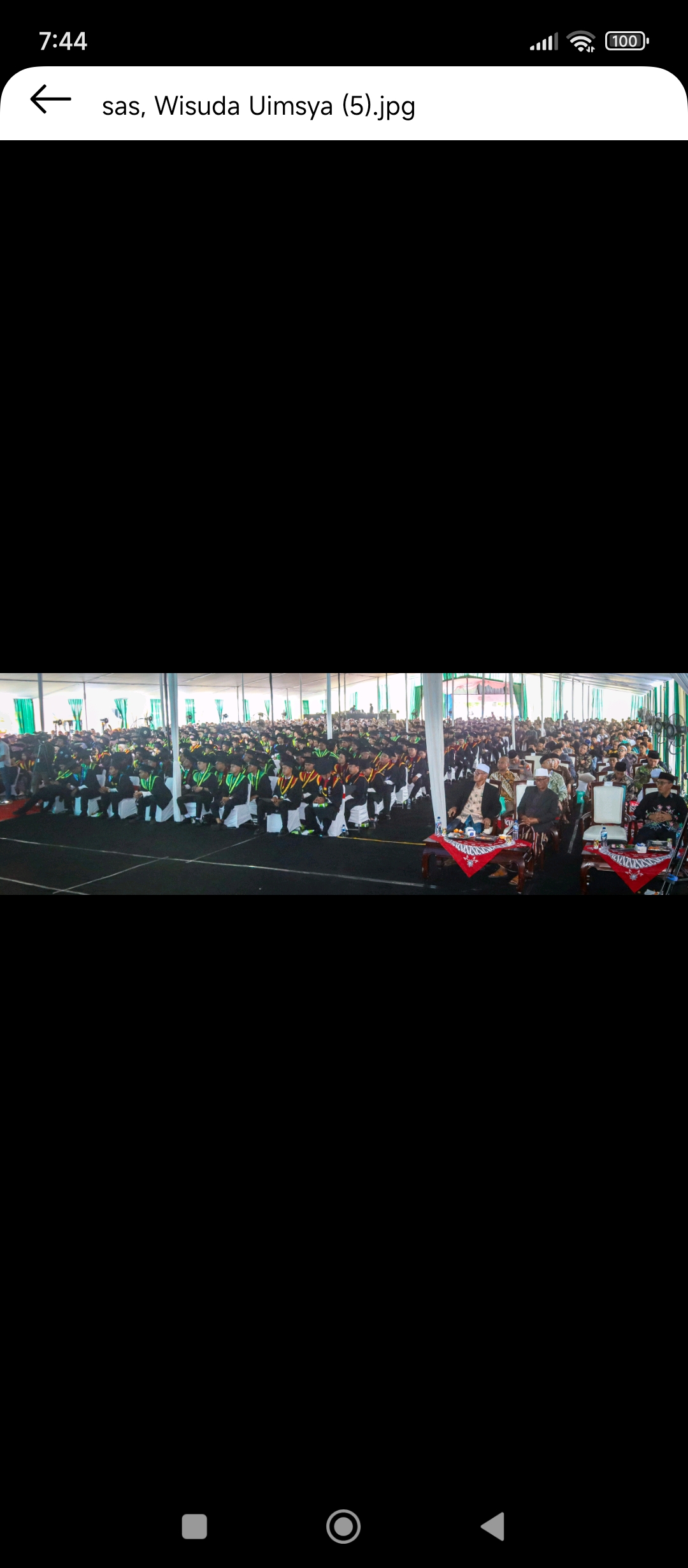 MEMBANGGAKAN: 376 mahasiswa mahasiswa Uimsya Blokagung, Banyuwangi dari berbagai jurusan yang ikut wisuda ke-21 dan pascasarjana kedu-2, Senin (1/9).