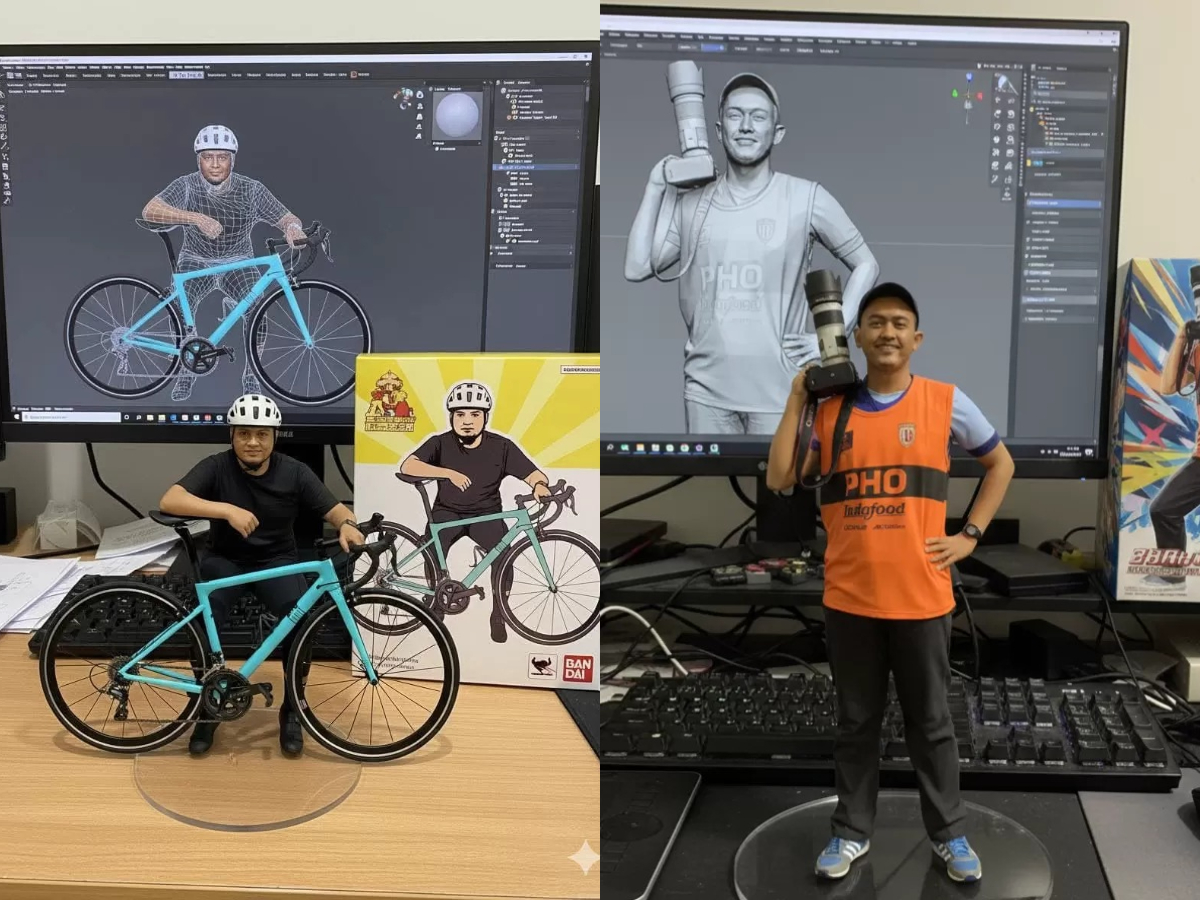 Tren foto action figure digital dari Google Gemini AI.