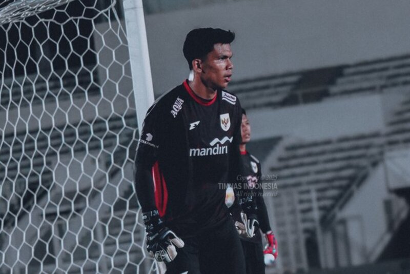 JAGA CLEANSHEET: Cahya Supriadi akan menjadi tembok terakhir timnas U23 Indonesia