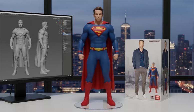 Miniatur Superhero dengan Google Gemini AI.