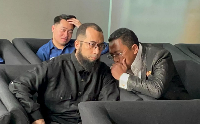 Direktur sekaligus pemilik PT Zahra Oto Mandiri (Uhud Tour) Khalid Zeed Abdullah Basalamah atau Ustadz Khalid Basalamah memenuhi panggilan Komisi Pemberantasan Korupsi (KPK), Selasa (9/9).