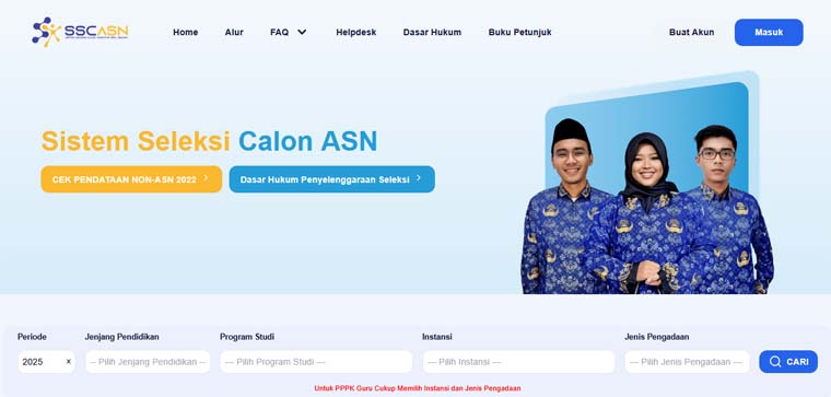 Pemerintah secara resmi belum mengumumkan pendaftaran CPNS 2026.