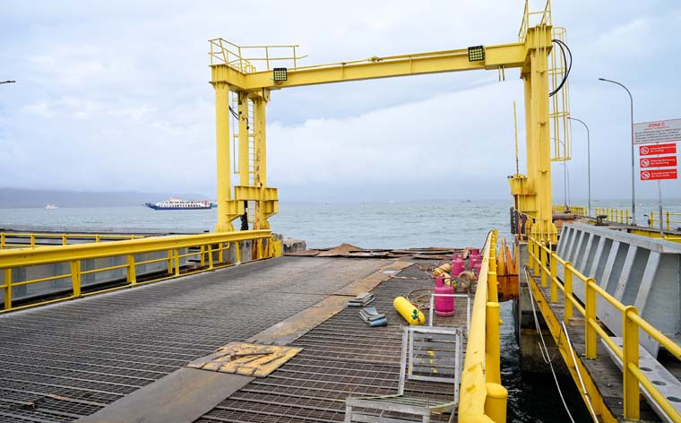 Rehabilitasi dermaga MB IV di Pelabuhan ASDP Ketapang sudah berjalan sejak Kamis (4/9) lalu.
