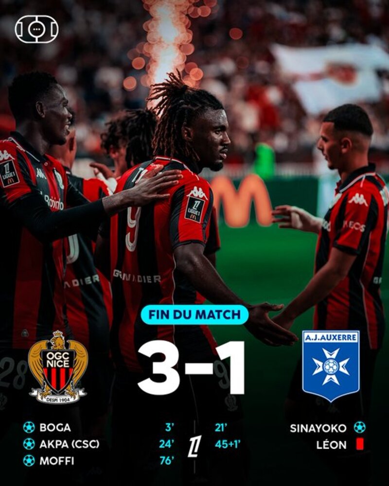 LIGUE 1: Nice akan menjamu Nantes dalam lanjutan Liga Prancis