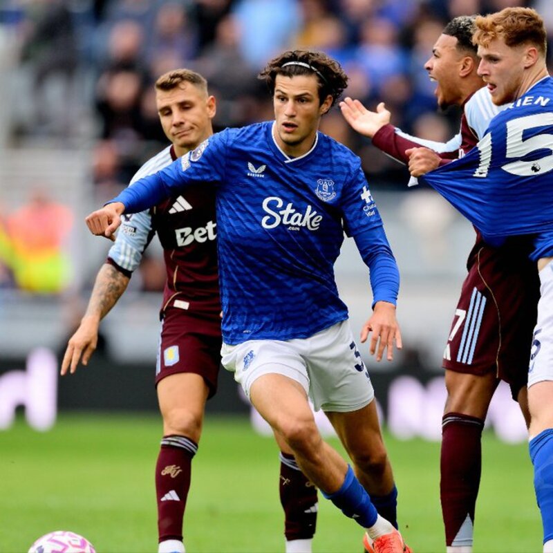 IMBANG: Laga Everton vs Aston Villa berakhir imbang