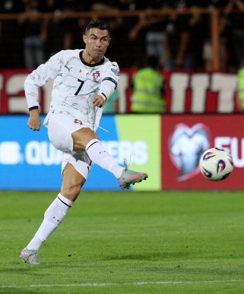 LEGENDA: Cristiano Ronaldo memiliki catatan gol ke-1000