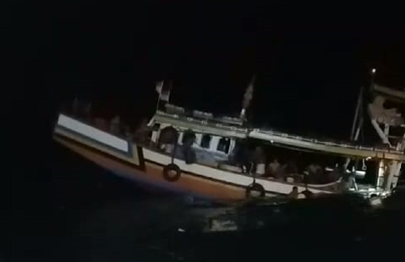 Detik-detik KM Barokah Nikmat Duyung yang membawa 22 ABK karam di Perairan Alas Purwo.