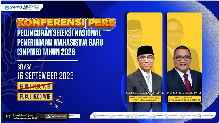 Tangkapan layar kanal YouTube SNPMB ID.