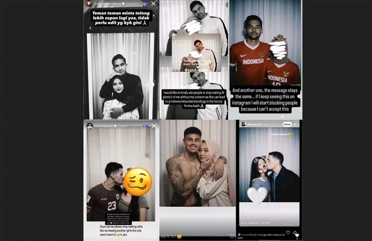 Tren foto polaroid hasil buatan AI dengan pemain timnas Indonesia sebagai idola yang bikin risih.