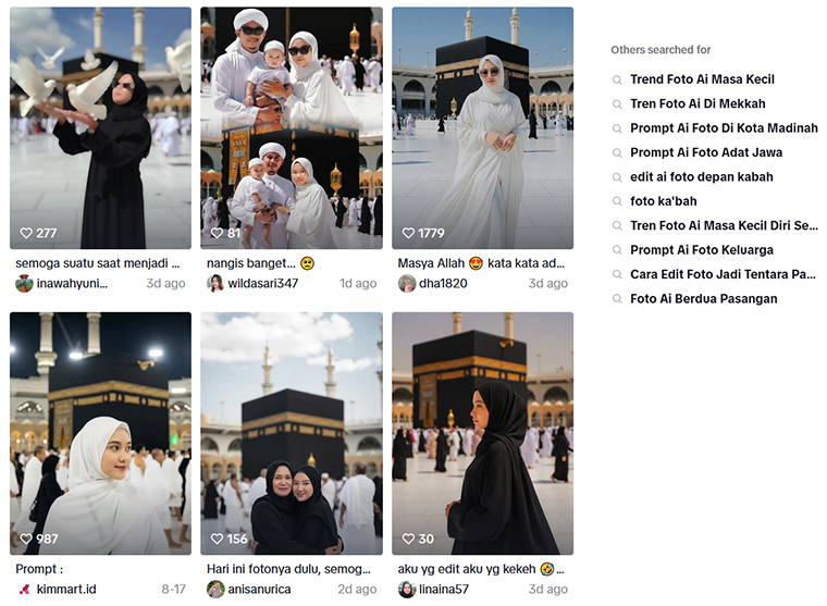 Foto editan Google Gemini AI di depan Ka