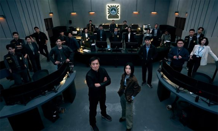 Cuplikan salah satu adegan Jackie Chan dalam film The Shadow