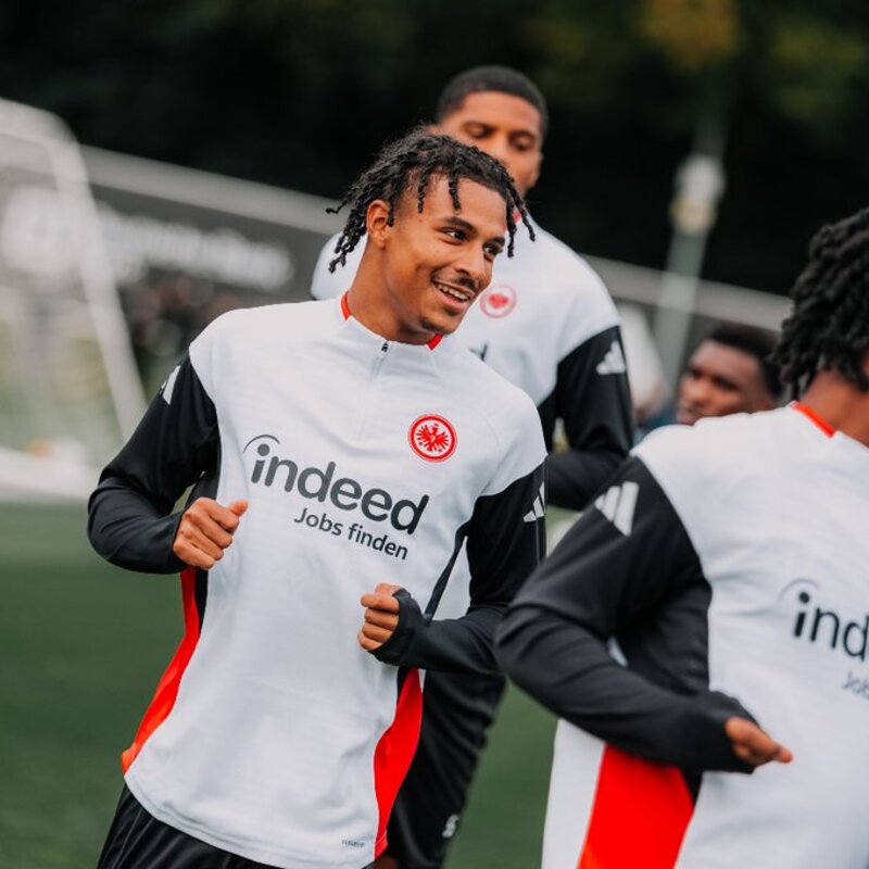 PERCAYA DIRI: Eintracht Frankfurt  akan menghadapi Galatasaray di Liga Champions