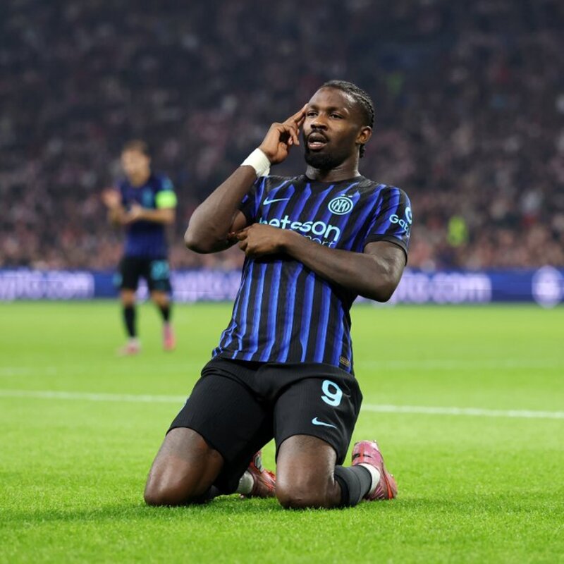 BRACE: Marcus Thuram jadi pahlawan Inter Milan saat melawan Ajax dengan dua golnya