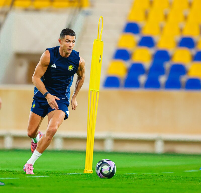 TANTANGAN: Cristiano Ronaldo jadi tumpuan Al Nassr saat bersua tuan rumah Al Hilal