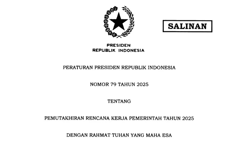 Perpres 79 Tahun 2025 bisa didownload di situs jdih.kemenkoinfra.go.id