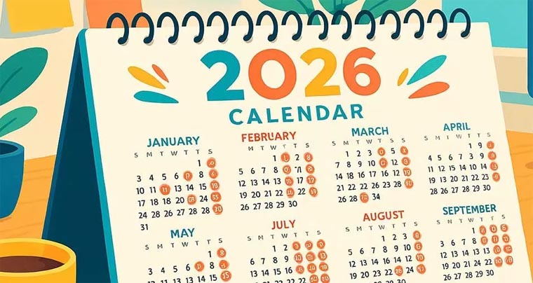 Ilustrasi Hari Libur Nasional tahun 2026 yang resmi ditetapkan pemerintah melalui SKB tiga menteri.