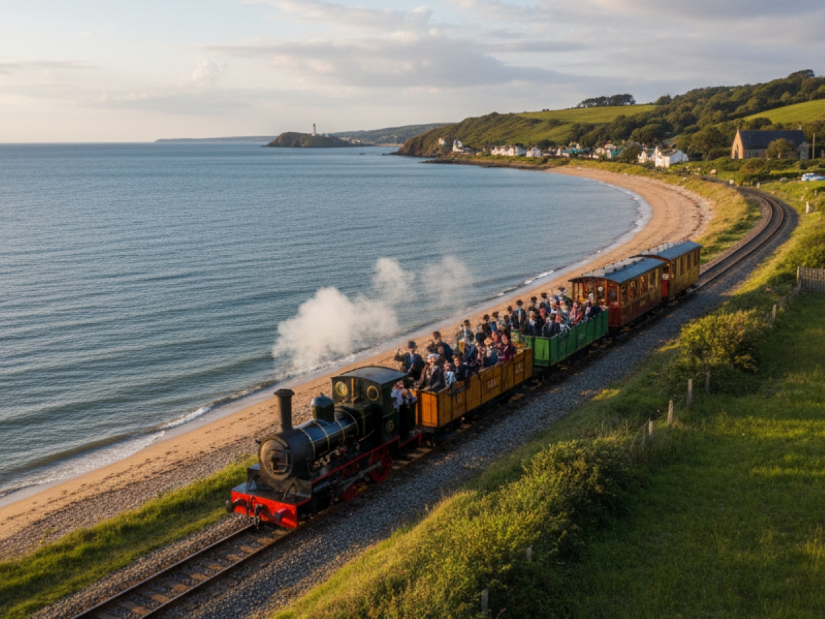 Sejarah kereta api modern berawal dari jalur sederhana di Swansea, Wales.