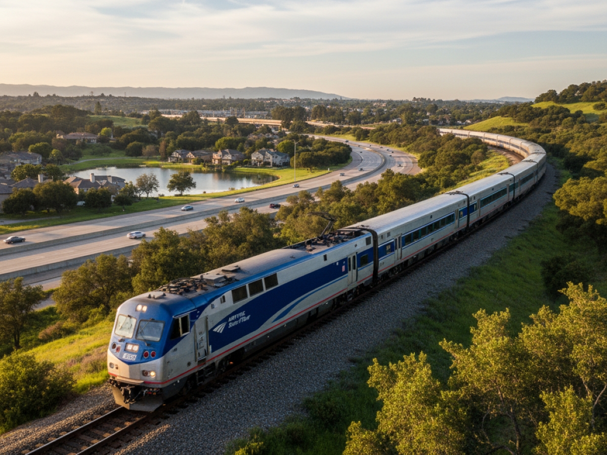 Kecelakaan kereta Amtrak di Lake Forest menabrak alat berat.