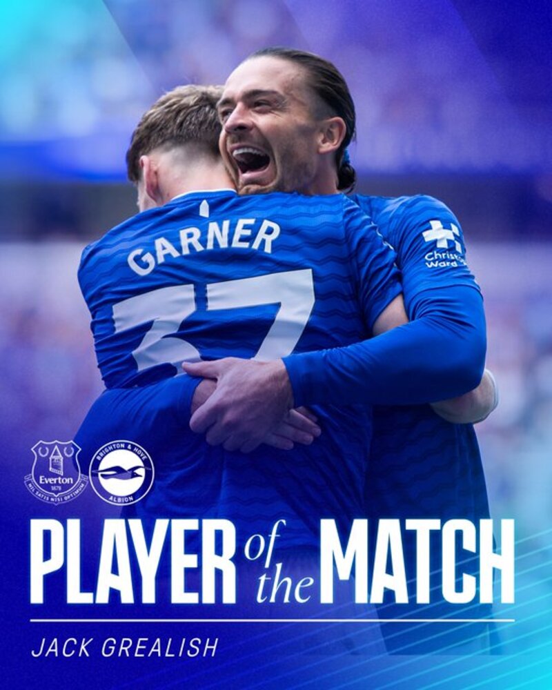 HIDIP KEMBALI: Jack Grealish menemukan semangat bersama Everton dan David Moyes