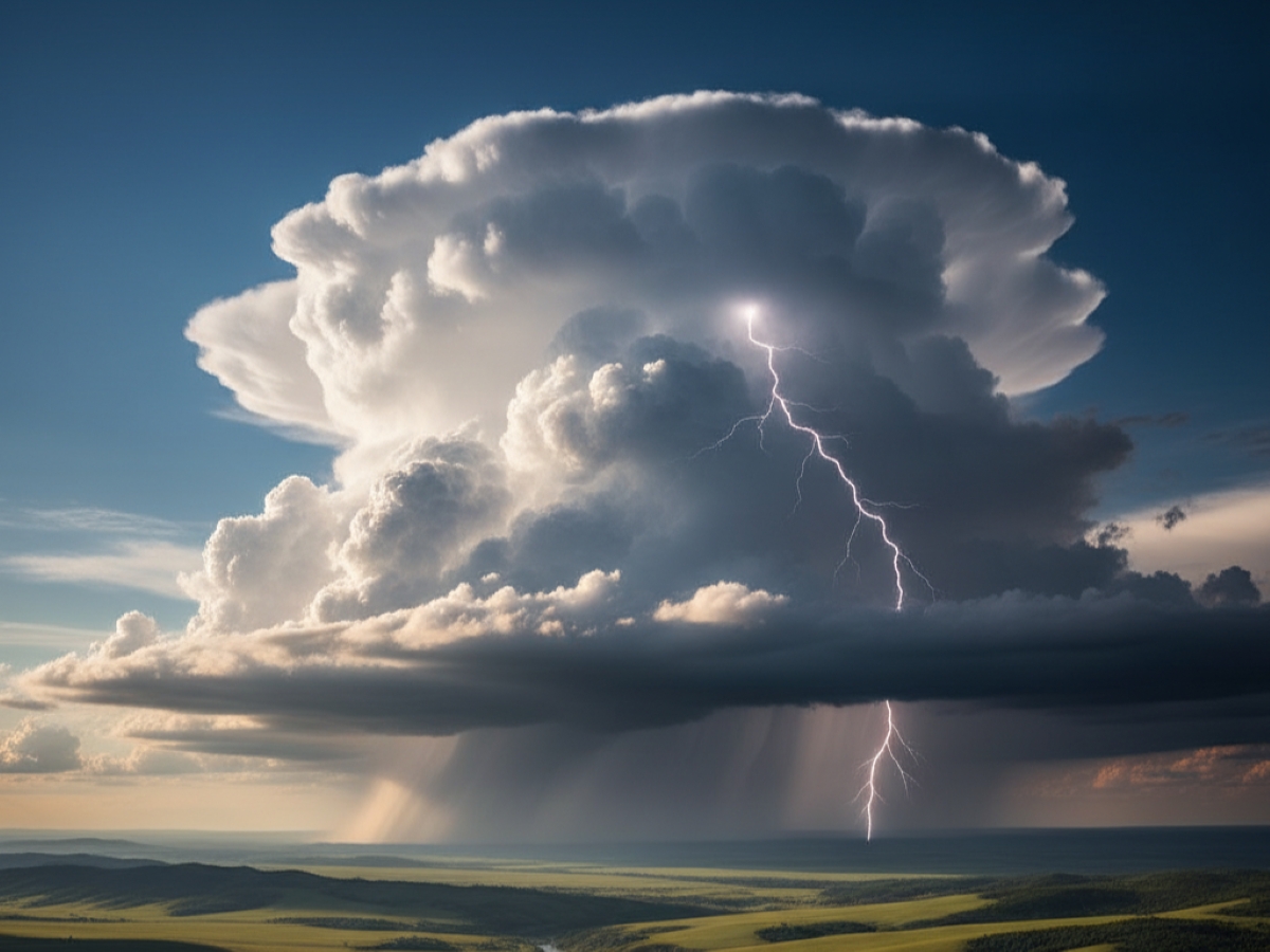 Fenomena awan Cumulonimbus di langit Jawa Barat memukau warga.