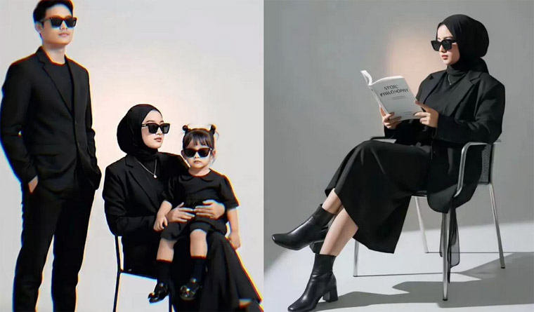 Ilustrasi foto studio pakai Google Gemini AI yang hasilnya super keren.
