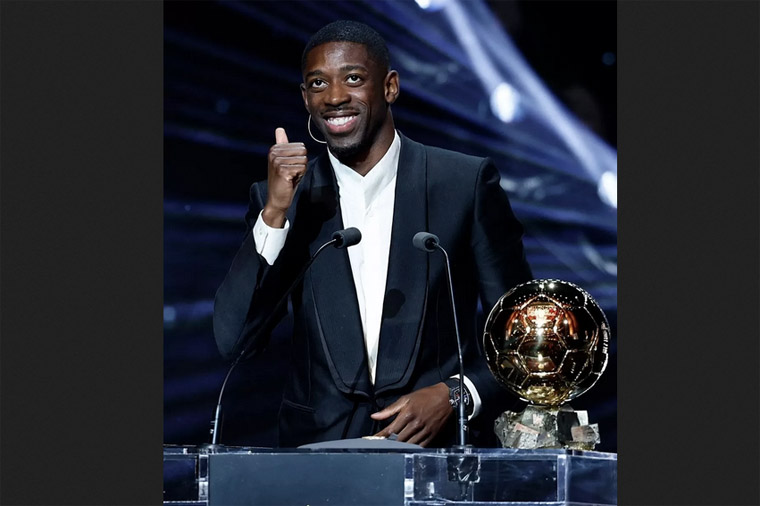 Ousmane Dembele Raih Ballon d
