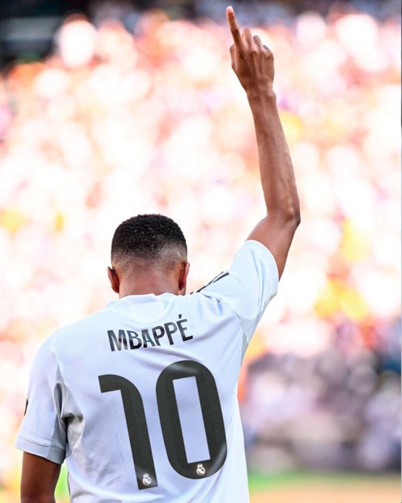 DOMINASI: Kylian Mbappe cetak brace saat Real Madrid tundukkan Levante di La Liga
