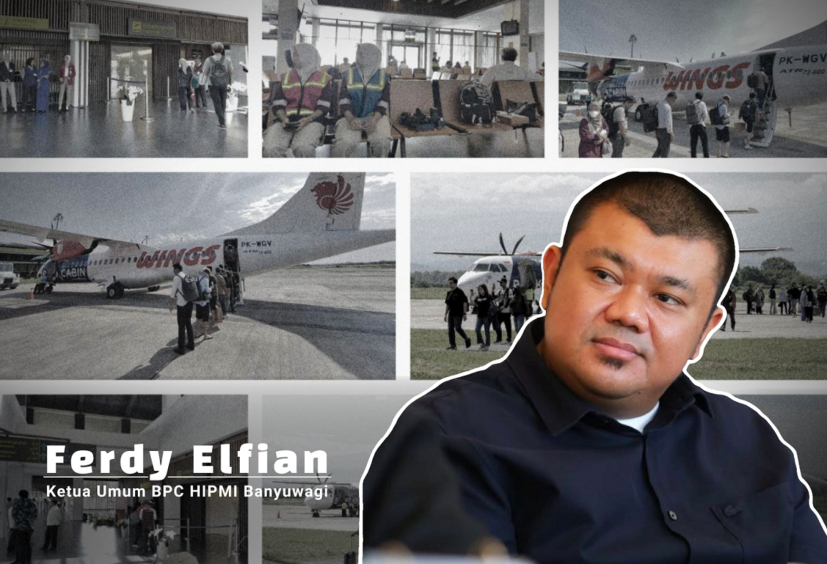 Ferdy Elfian : Ketua Umum BPC Himpunan Pengusaha Muda Indonesia (HIPMI) Banyuwangi.