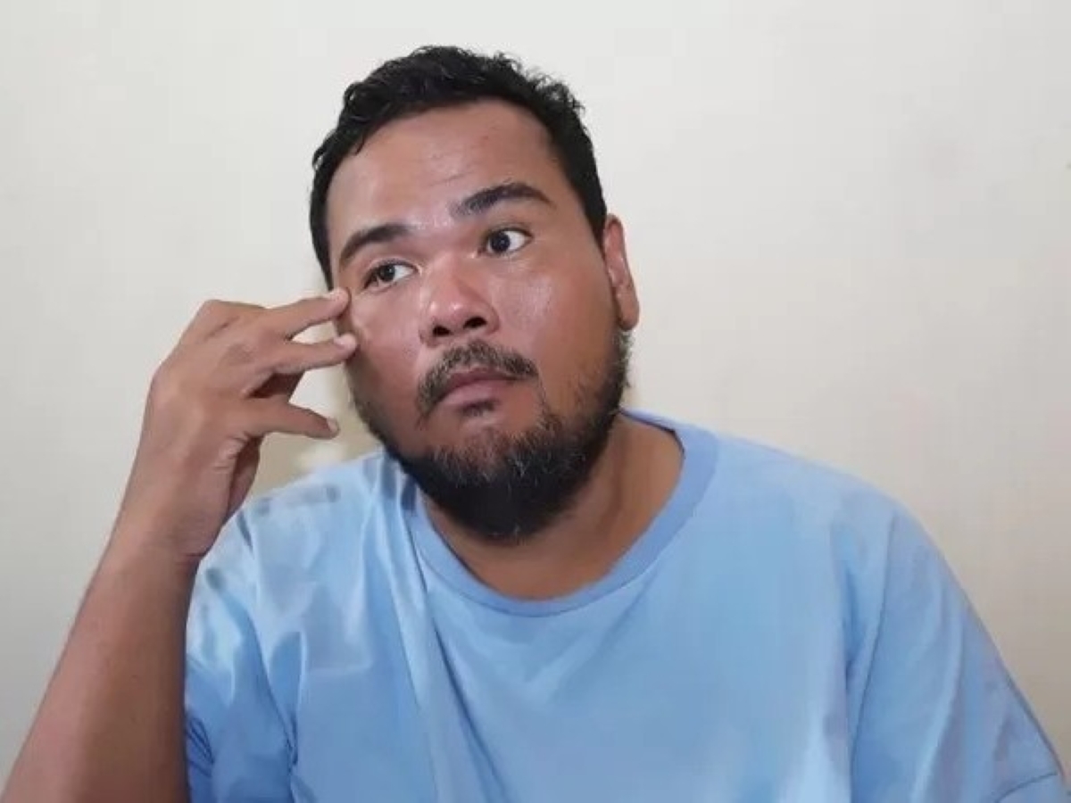 Fahmi Bo, bintang Lupus, terharu saat dijenguk Melaney Ricardo.