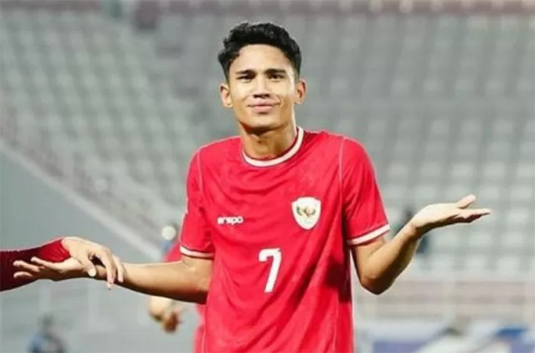 DIPANGGIL: Marselino Ferdinan jadi satu satunya pemain yang dipanggil untuk TC proyeksi Piala AFF 2026 (timnas Indonesia) 