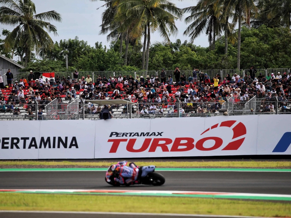 Penjualan tiket MotoGP Mandalika 2025 masih jauh dari target.