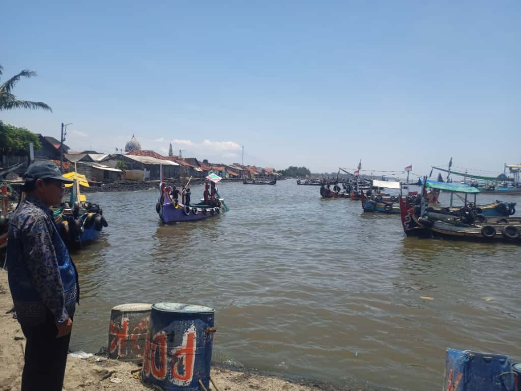 Kondisi Pelabuhan Brak Kalimoro di Dusun Muncar, Desa Tembokrejo.