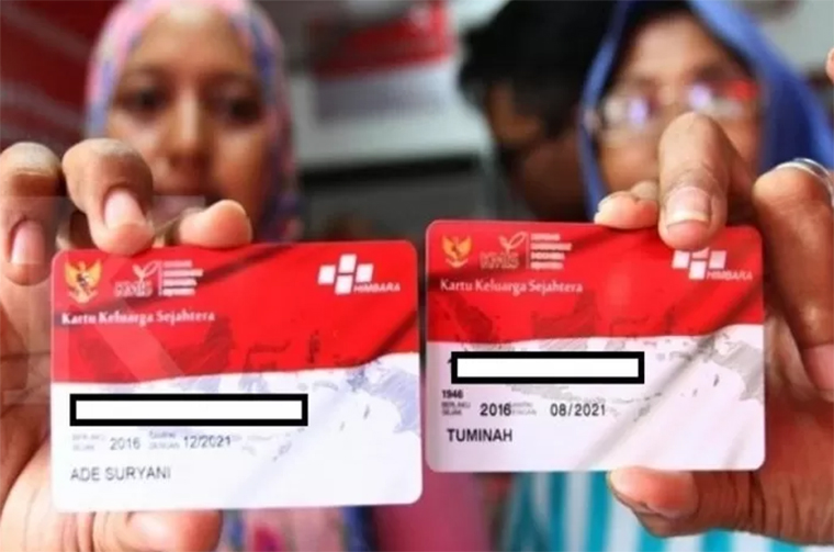 KPM bansos PKH BPNT terima KKS baru.