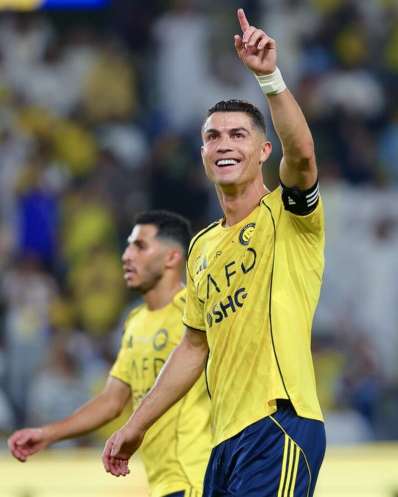EMOSIONAL: Ada makna selebrasi emosional Ronaldo usai cetak gol