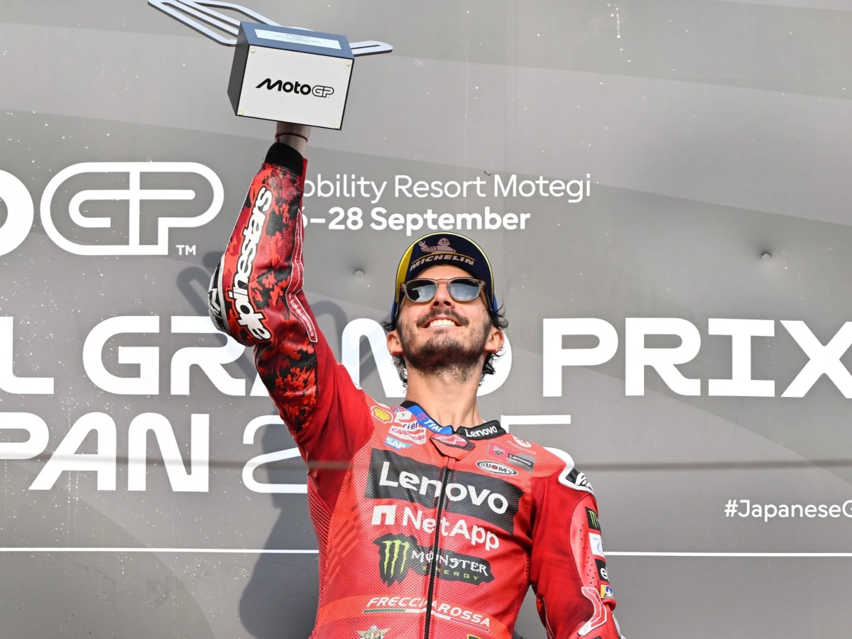 Francesco Bagnaia raih kemenangan ganda di MotoGP Jepang 2025.