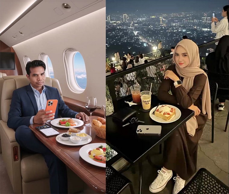 Tren foto hasil editan Gemini AI masih ramai di TikTok.