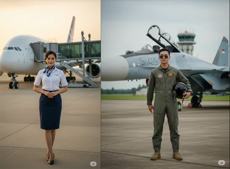 Tren foto hasil editan Gemini AI masih ramai di TikTok.