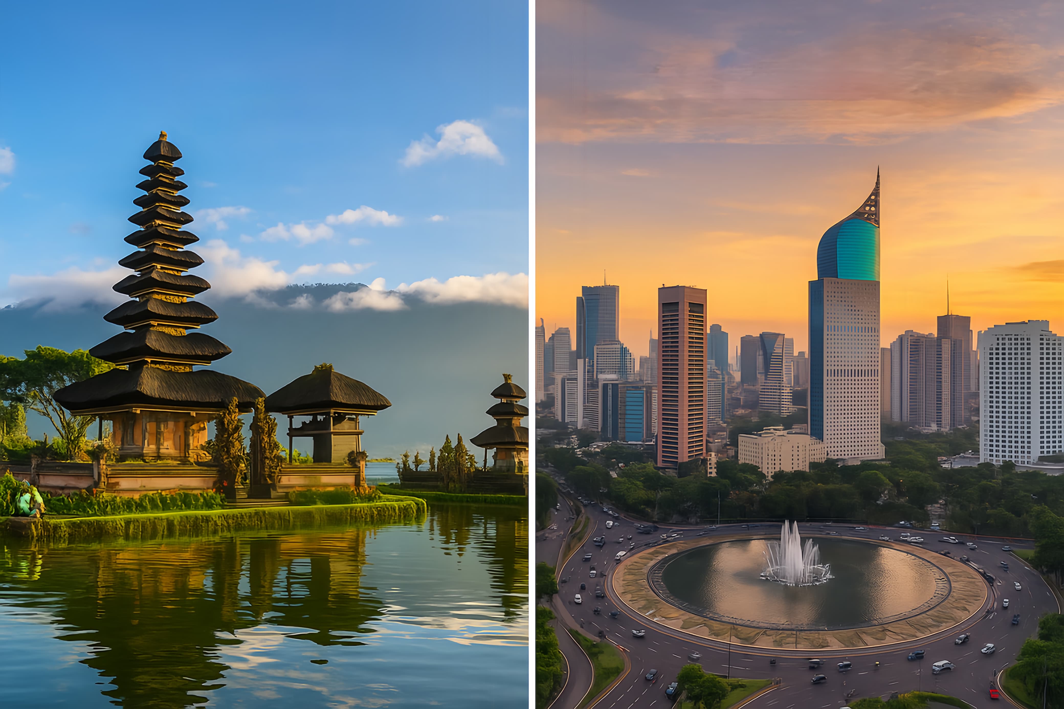 Bali dan Jakarta