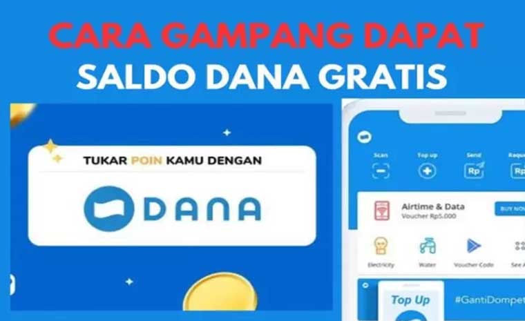 Ilustrasi Saldo Gratis dari DANA Kaget.