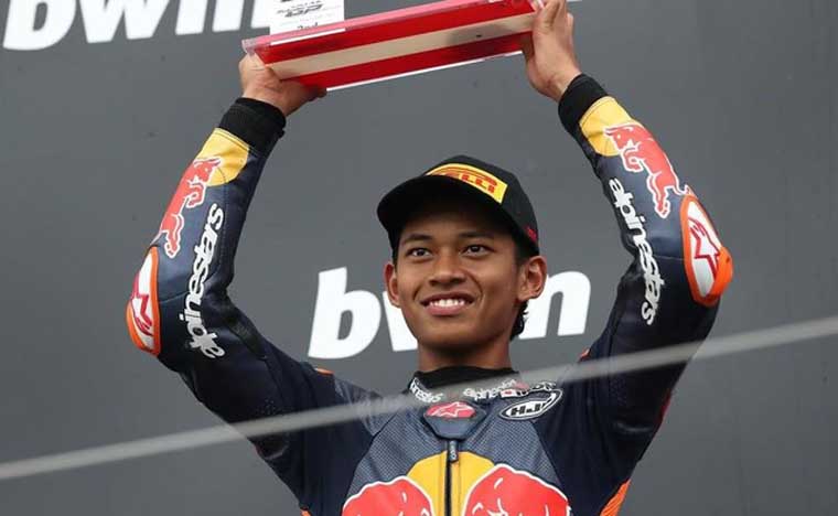 Prestasi gemilang Veda Ega Pratama jadi pantauan Gresini Racing.