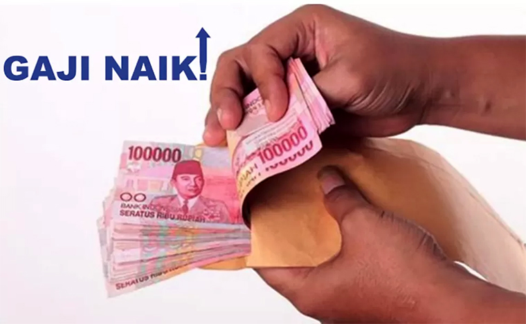 Full senyum, gaji ASN, guru, dosen, tenaga kesehatan, penyuluh, TNI, Polri dan pejabat negara naik.
