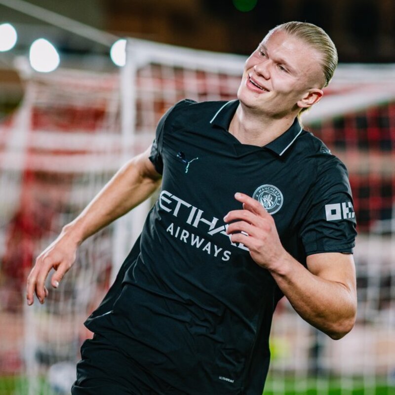 BRACE: Haaland cetak dua gol namun gagal bawa City menang atas Monaco di Liga Champions