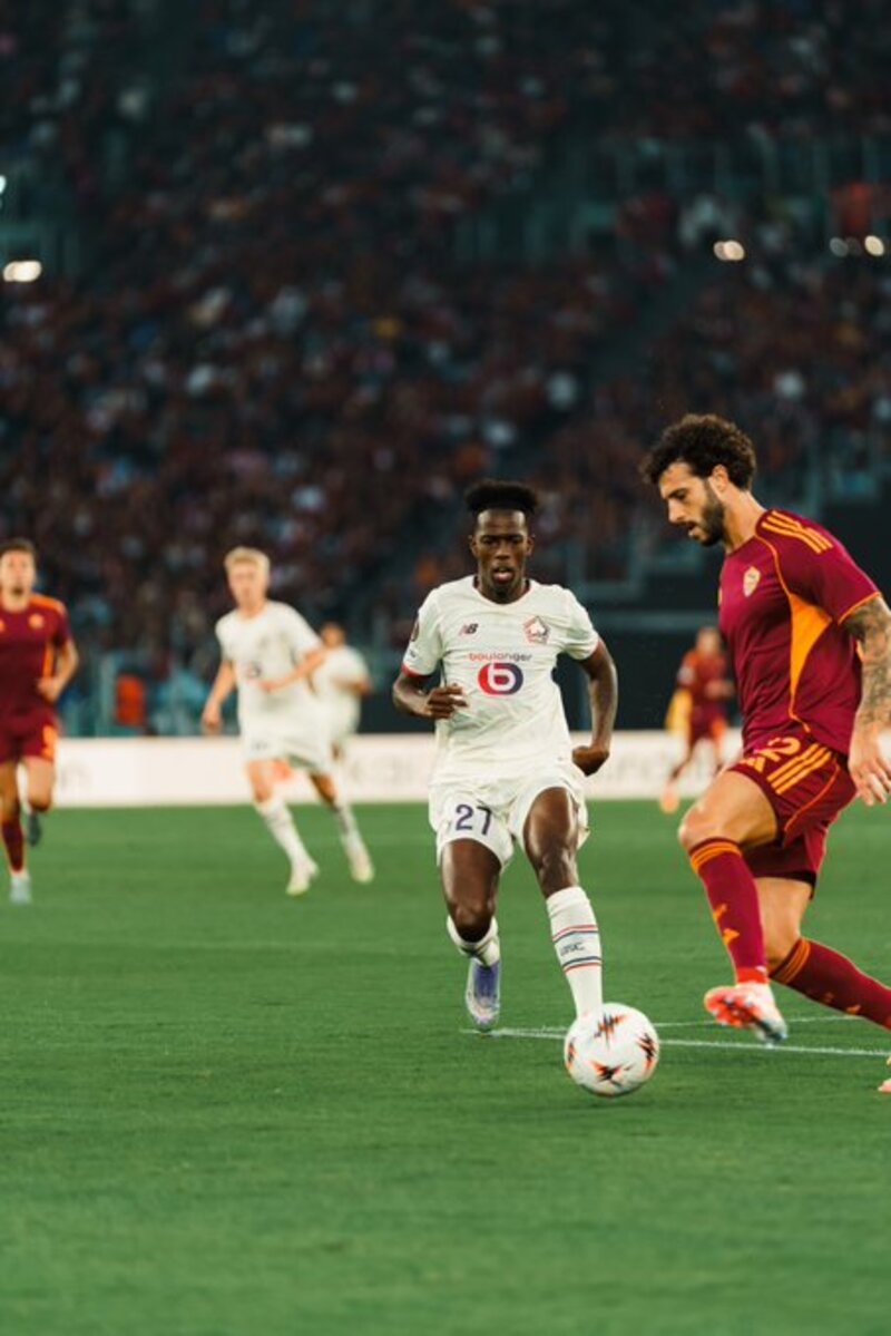 MENANG: Lille sukses menundukkan AS Roma di laga kedua Liga Europa