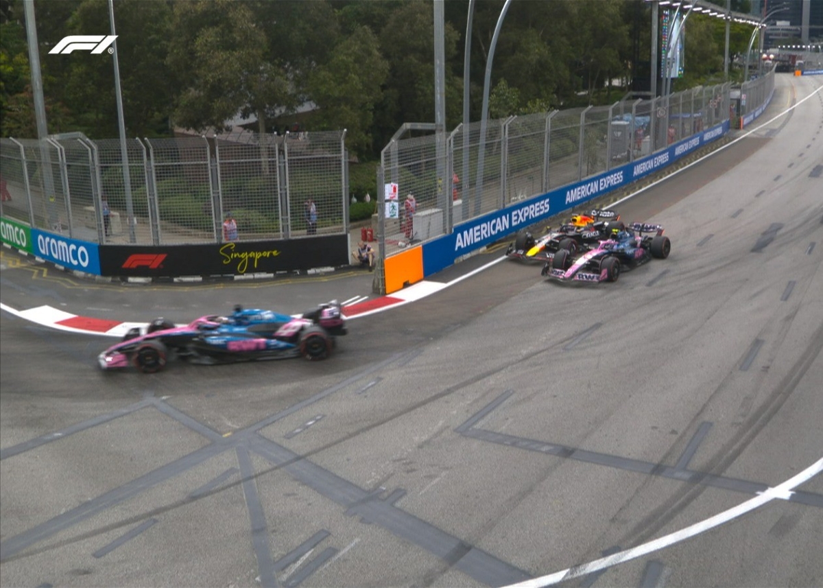 Max Verstappen memimpin sesi latihan terakhir F1 GP Singapura 2025.