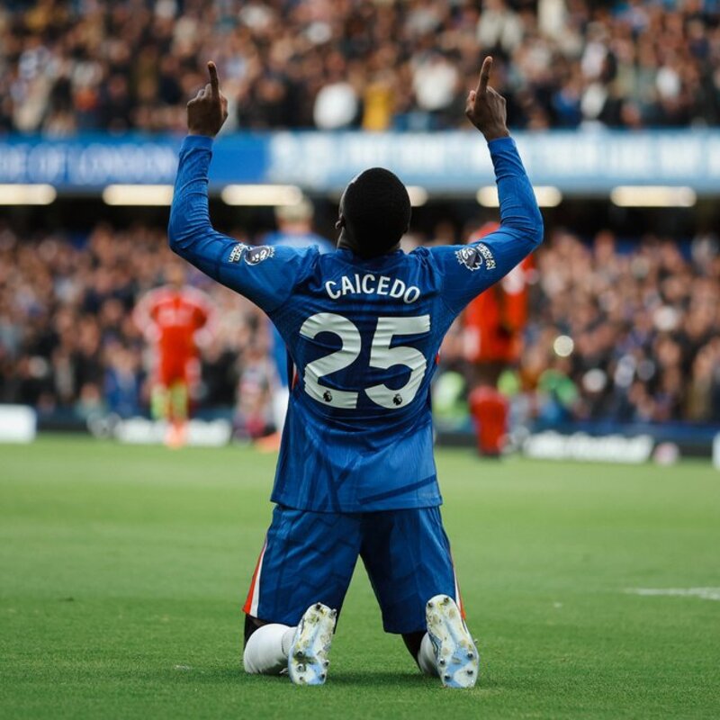 ABSEN: Caicedo absen membela Chelsea saat bentrok kontra Manchester City