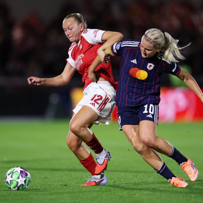 TERSUNGKUR: Juara bertahan Arsenal Women takluk dari tamunya Lyon Women