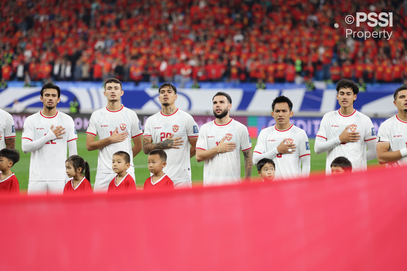 SEMANGAT: Timnas Indonesia akan hadapi Arab Saudi di kualifikasi Piala Dunia 2026
