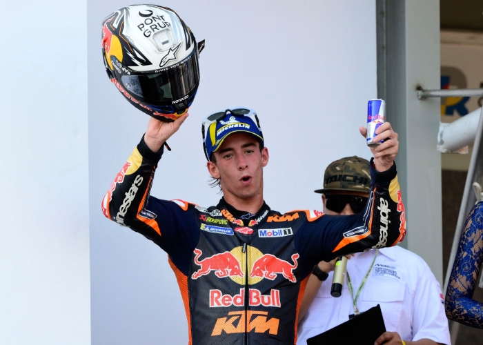 Pedro Acosta tampil matang di MotoGP Mandalika 2025.